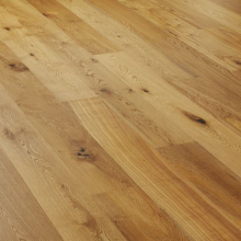 Oak Rustic Brushed & Lacquered Engineered Flooring - 14 x 190 x 1900mm (2.166m² pp - £60.80 per m2)
