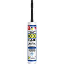 C-TEC CT1 Sealant & Construction Adhesive 290ml - Black