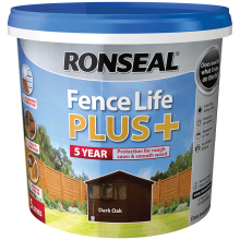 Ronseal Fence Life Plus 5ltr - Dark Oak
