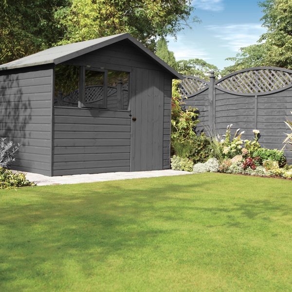Ronseal Fence Life Plus 5ltr - Charcoal Grey Shed and Fence