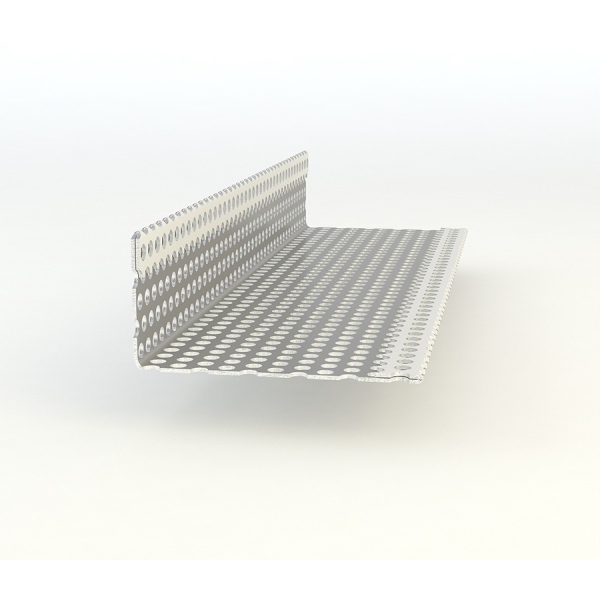 22 x 50 x 3000mm Cembrit Ventilated End Profile - Steel White