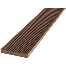 20 x 138 x 3600mm T-Deck Brown Composite Square Edging Step