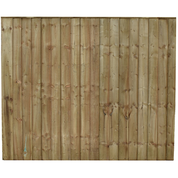Closeboard Featheredge Fence Panel - 6'0'' x 4'0''