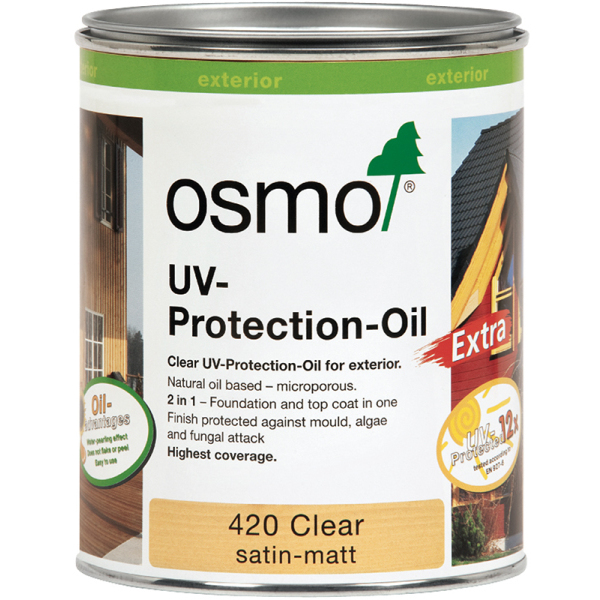 Osmo UV Protection Clear Satin - 0.75ltr